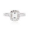 Image 1 : 14KT White Gold EGL USA Certified 1.67 ctw Diamond Ring