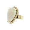 Image 2 : 14KT Yellow Gold 18.10 ctw Opal and Diamond Ring