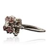 Image 2 : 14KT White Gold 0.35 ctw Pink Sapphire and Diamond Ring