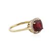 Image 2 : 14KT Yellow Gold 2.67 ctw Ruby and Diamond Ring