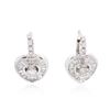Image 1 : 14KT White Gold 1.00 ctw Diamond Earrings