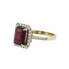 Image 2 : 14KT Yellow Gold 3.34 ctw Ruby and Diamond Ring