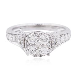 14KT White Gold 1.12 ctw Diamond Ring