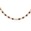 Image 2 : 14KT Yellow Gold 10.56 ctw Ruby and Diamond Necklace