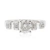 Image 1 : 18KT White Gold 1.47 ctw Diamond  Ring