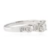 Image 2 : 18KT White Gold 1.47 ctw Diamond  Ring