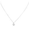 Image 1 : 14KT White Gold 0.90 ctw Diamond Pendant With Chain