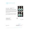 Image 3 : 14KT Yellow Gold 1.84 ctw Emerald and Diamond Earrings