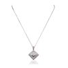 Image 1 : 14KT White Gold 1.33 ctw Diamond Pendant With Chain