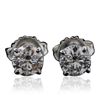 Image 1 : 14KT White Gold 1.47 ctw Diamond Earrings