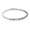 Image 2 : 18KT White Gold 1.93 ctw Diamond Bangle Bracelet
