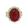 Image 1 : 14KT Yellow Gold 13.62 ctw Ruby and Diamond Ring