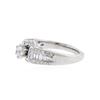 Image 2 : 18KT White Gold 0.90 ctw Diamond Ring