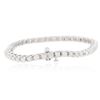 Image 2 : 14KT White Gold 4.45 ctw Diamond Tennis  Bracelet
