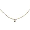 Image 1 : 14KT White Gold 32.44 ctw Rough Diamond Necklace With Charm