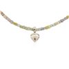 Image 2 : 14KT White Gold 32.44 ctw Rough Diamond Necklace With Charm