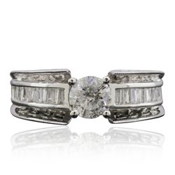 14KT White Gold 2.21 ctw Diamond Ring