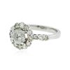 Image 2 : 14KT White Gold 1.83 ctw Diamond Ring