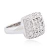 Image 2 : 14KT White Gold 1.55 ctw Diamond Ring