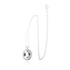 Image 1 : 18KT White Gold 7.28 ctw Aquamarine and Diamond Pendant With Chain
