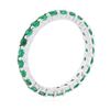 Image 2 : 14KT White Gold 2.88 ctw Emerald Ring
