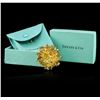 Image 3 : Tiffany & Co. 18KT Yellow Gold 0.74 ctw Sapphire and Diamond Brooch
