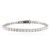 Image 1 : 18KT White Gold 10.31 ctw Diamond Tennis Bracelet