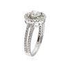 Image 3 : 18KT White Gold 1.17 ctw Diamond Ring