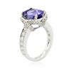 Image 3 : 18KT White Gold 3.06 ctw Tanzanite and Diamond Ring