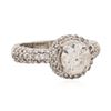 Image 2 : 14KT White Gold 2.58 ctw Diamond Ring