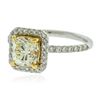 Image 2 : 14KT White Gold 1.53 ctw SI-1/U-V GIA Cert Diamond Ring