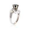 Image 3 : 14KT White Gold 1.44 ctw Black Diamond Ring
