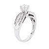 Image 3 : Silver 0.75 ctw Diamond Ring