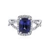 Image 1 : 14KT White Gold 2.32 ctw Tanzanite and Diamond Ring