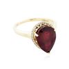 Image 3 : 14KT Yellow Gold 6.32 ctw Ruby and Diamond Ring