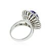 Image 3 : 14KT White Gold 4.20 ctw Tanzanite and Diamond Ring