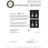 Image 3 : 14KT White Gold 4.62 ctw Tanzanite and Diamond Earrings