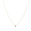 Image 1 : 14KT Yellow Gold 0.26 ctw Brown Diamond Necklace