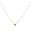 Image 2 : 14KT Yellow Gold 0.26 ctw Brown Diamond Necklace