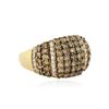 Image 2 : 14KT Yellow Gold 1.97 ctw Brown Diamond Ring