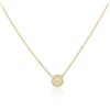 Image 2 : 14KT Yellow Gold 0.42 ctw Diamond Necklace