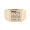 Image 1 : 14KT Yellow Gold 0.75 ctw Diamond Ring