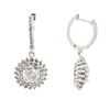 Image 2 : 14KT White Gold 2.06 ctw Diamond Earrings
