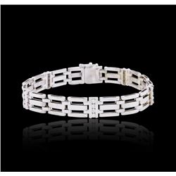 14KT White Gold 0.58 ctw Diamond Bracelet