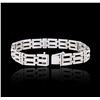 Image 3 : 14KT White Gold 0.58 ctw Diamond Bracelet
