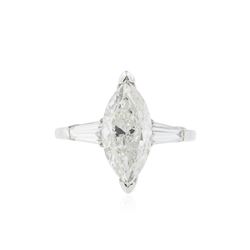 Platinum 3.19 ctw Diamond Ring