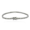 Image 2 : 14KT White Gold 6.90 ctw Diamond Tennis Bracelet