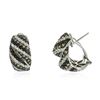 Image 2 : 18KT White Gold 1.87 ctw Diamond Earrings