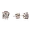 Image 2 : 14KT White Gold 2.08 ctw Diamond Solitaire Earrings
