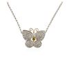 Image 2 : 14KT White Gold 1.05 ctw Diamond Pendant With Chain